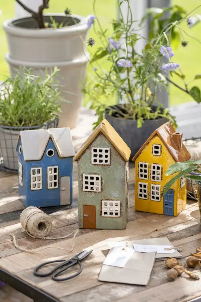 House Lantern Nyhavn Round Window Blue Ib Laursen
