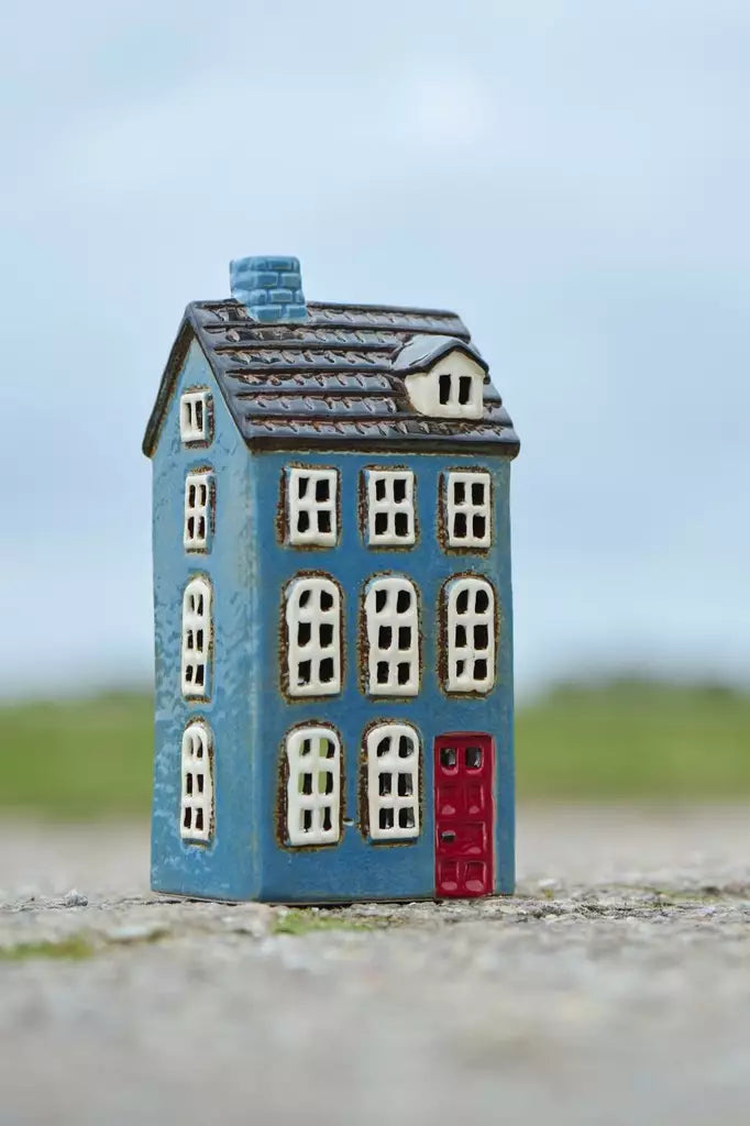 House Lantern My Home Town Blue Ib Laursen