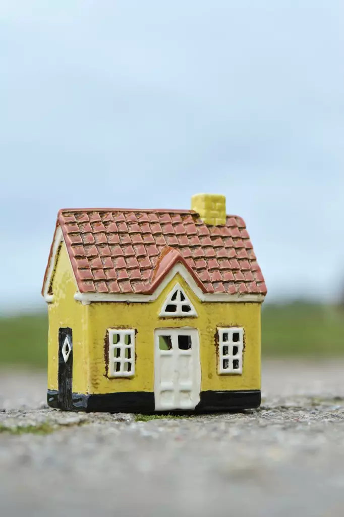 House Lantern My Home Town Yellow Ib Laursen
