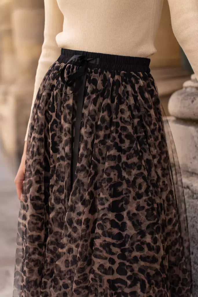 Tyllihame Leopardi Beige