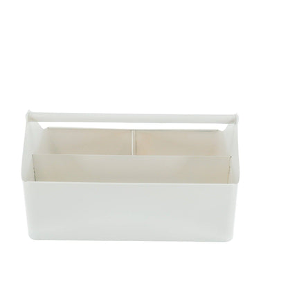 Storage Box, metalli, valkoinen- 30x17x17cm
