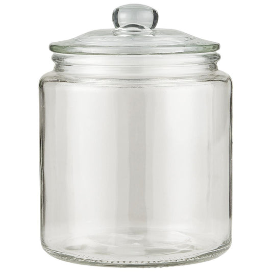 Lasipurkki, lasikansi ja kumitiiviste, 900 ml