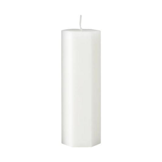 Pitsikynttilä 15cm valkoinen