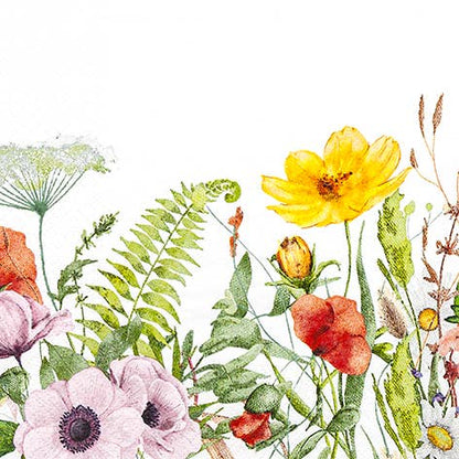 Field of Flowers kahviservetti 25x25cm