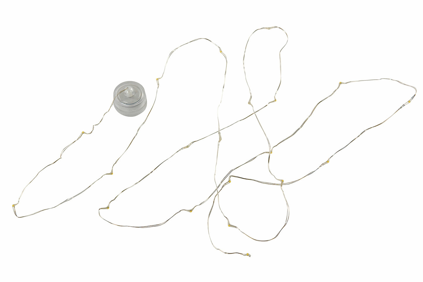 Led valoketju vesitiivis pattereilla