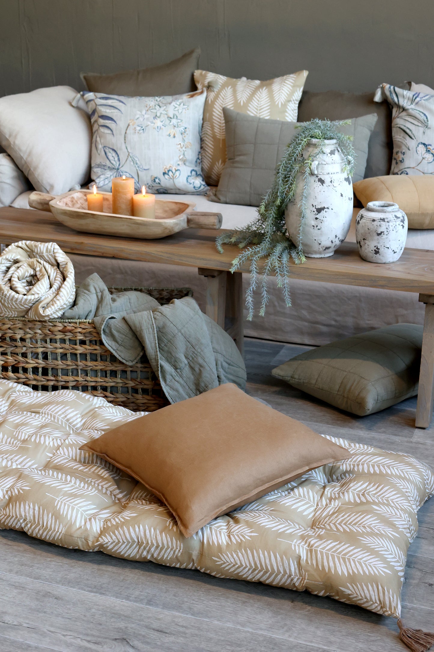 Aix cushion cover with tassels Chic antique