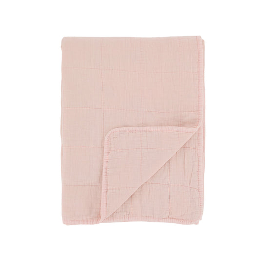 Torkkupeitto tikattu Vintage Rose Chic Antique