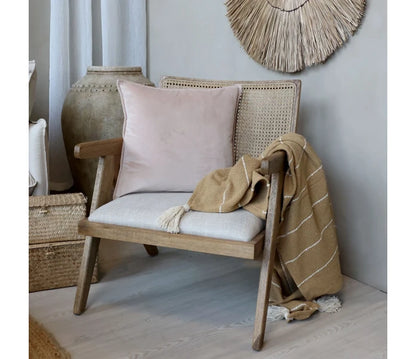 Aix tyynynpäällinen samettia Dusty Rose 50x50