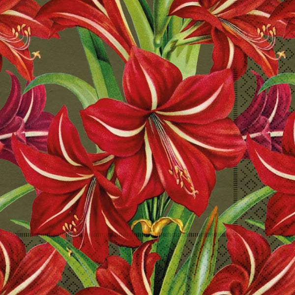 Lautasliina- Amaryllis 33x33 cm Sköna Ting