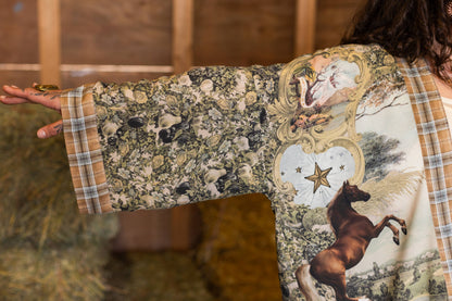 Born To Run Cropped Kimono