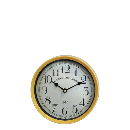 Wall clock gold - 25x4.2x25cm