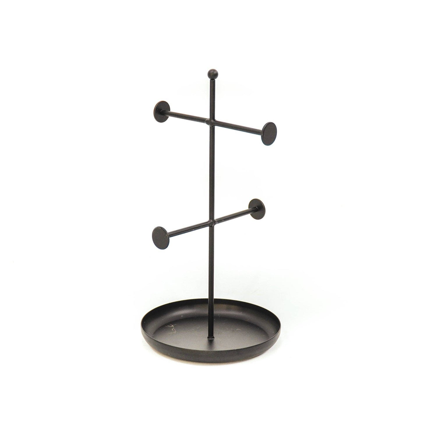 Jewelry stand black - 13x13x25cm