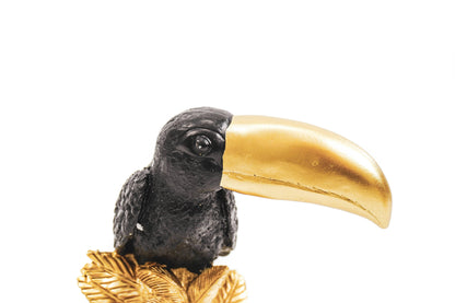 Toucan Black/Gold - 18x30x10 cm
