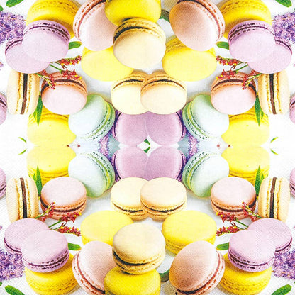 Macarons kahviservetti 25x25 cm