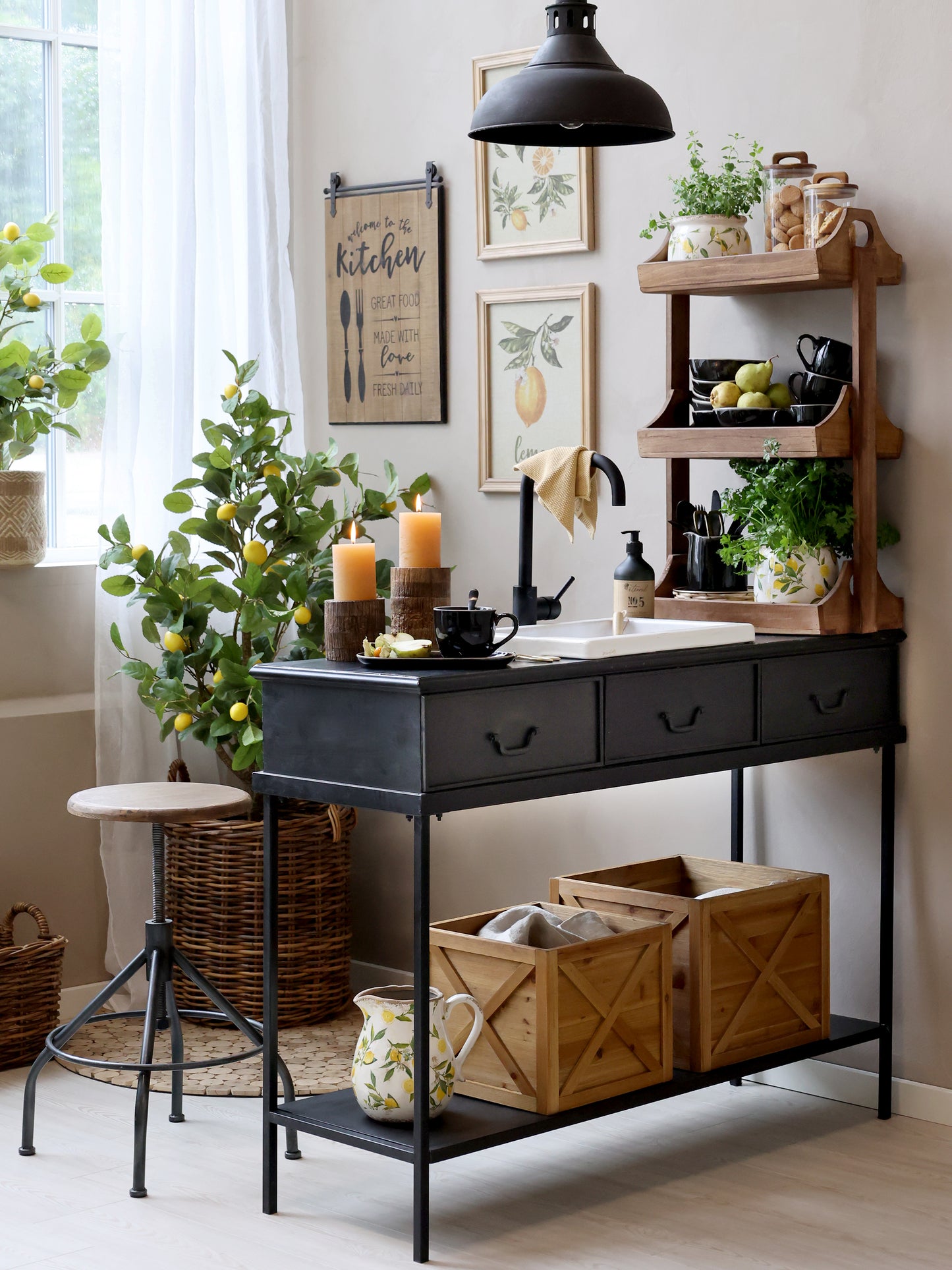 Sitruunapuu 80 cm Chic Antique