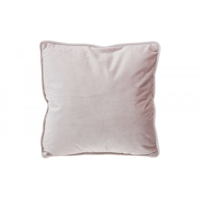 Koristetyyny velvet vaalea roosa 45x45cm