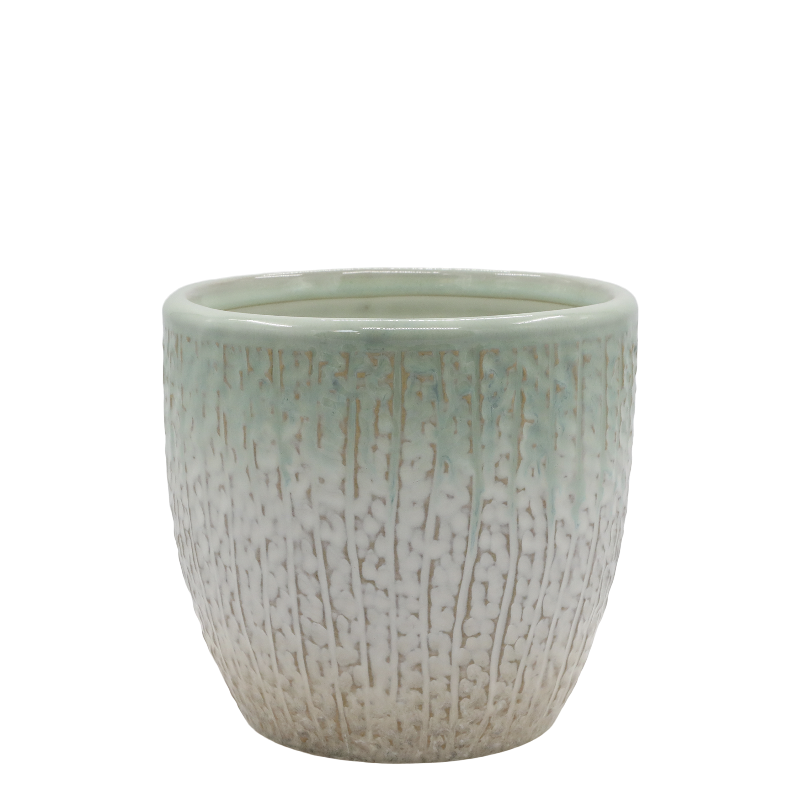 Kukkaruukku Fayence Vihreä Chic Antique