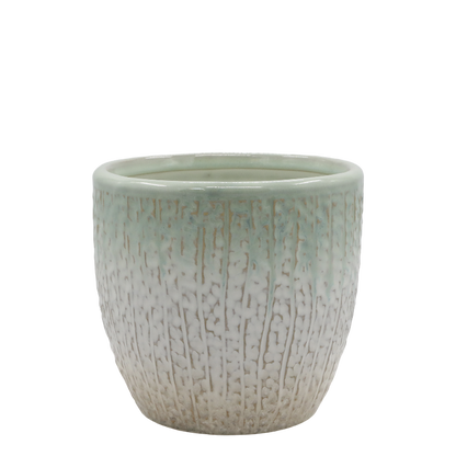 Kukkaruukku Fayence Vihreä Chic Antique