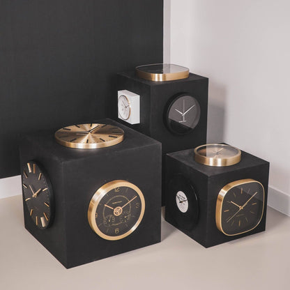 Wall clock gold - 25x4.2x25cm