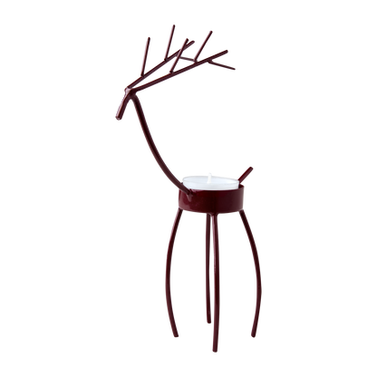 Kynttiläjalka OH DEER S, Burgundy