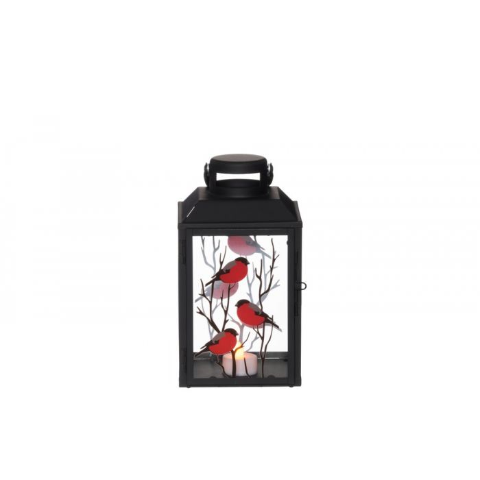 Lyhty punatulkku 33 cm