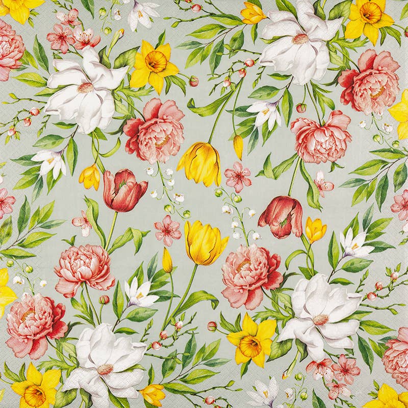 Spring Flowers lounasservetti