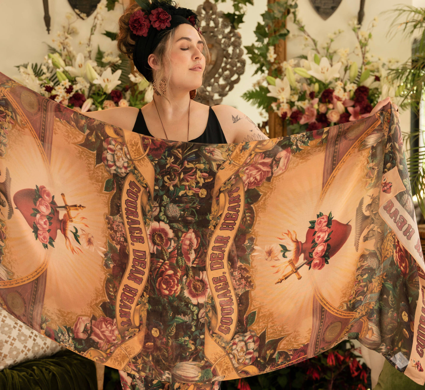 Courage Dear Heart scarf