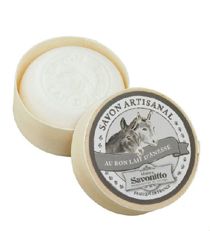 Donkey milk bar soap in a wooden box 100g