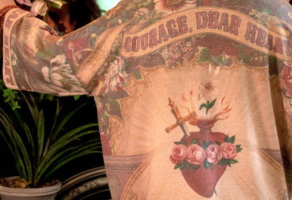 Courage, Dear Heart Fleece Kimono