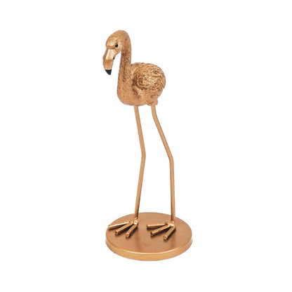 Flamingo, golden - 9x7.5x19.5cm