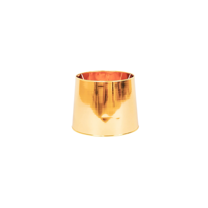 Lampshade shiny gold, 26 x 30 x 23 cm