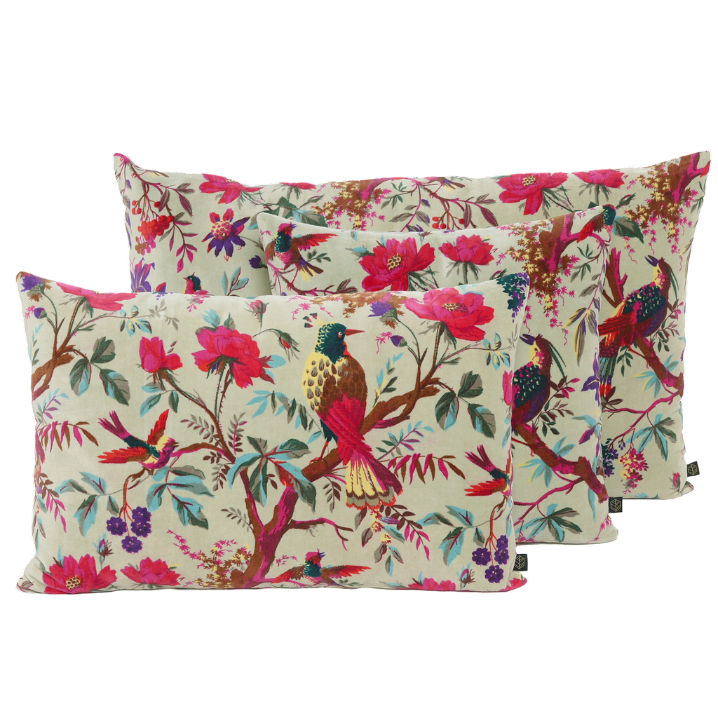 Cushion cover Birdy Celadon 50x80 cm Haomy