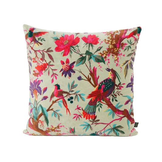 Cushion cover Birdy Celadon 45x45 cm Haomy