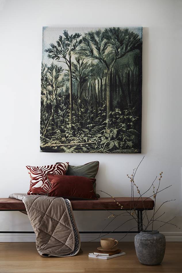 Botanic seinävaate vihreä 100x127 cm