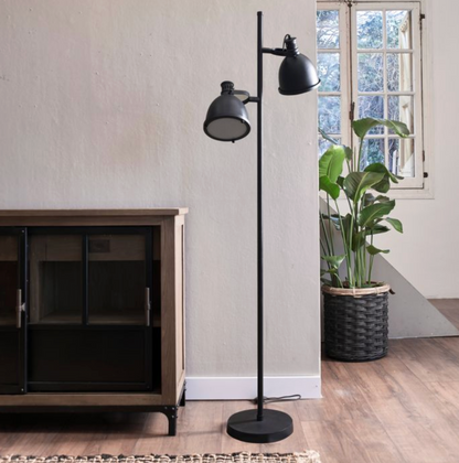 Harlem Floor Lamp black Riviera Maison