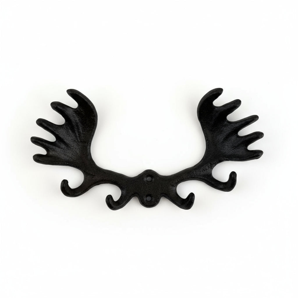 valurautainen jhiorvensarvien muotoinen naulakko