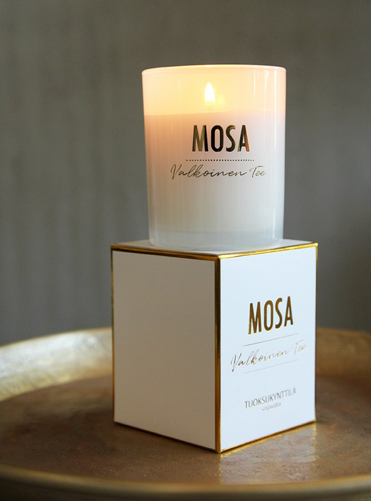 Scented candle White tea large, Mosa