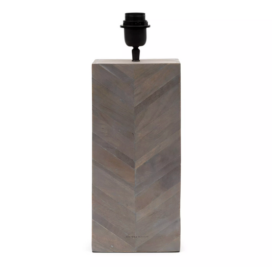 Ontario Herringbone Lamp Base High Rivièra Maison