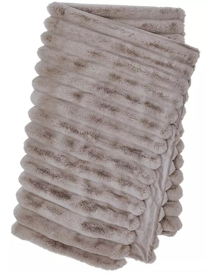 Sleeping blanket Liny Taupe 140x220 cm for Skinnwi