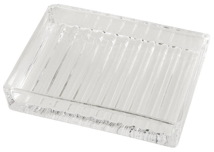 Saippuakuppi, kirkas neliönmuotoinen lasi