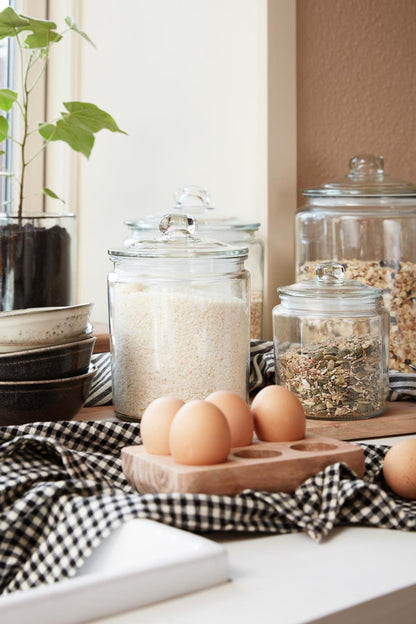 Lasipurkki kumitiivisteellä 4000 ml