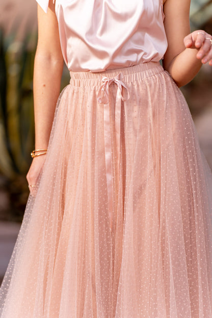 Tyllihame Polka Dot Old Rose