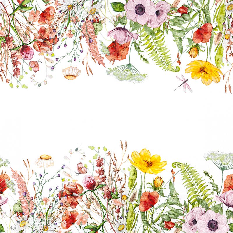Field of Flowers kahviservetti 25x25cm