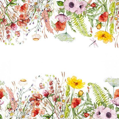 Field of Flowers kahviservetti 25x25cm
