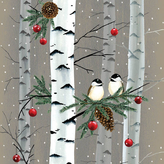 Birch & Birds Paperiservetti 33x33