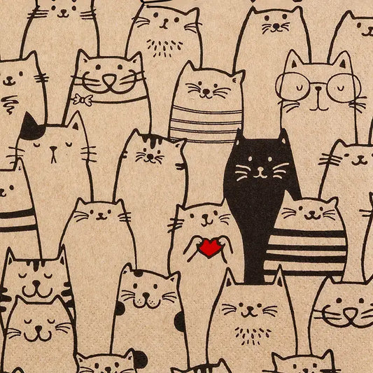 Comic Cats lounasservetti