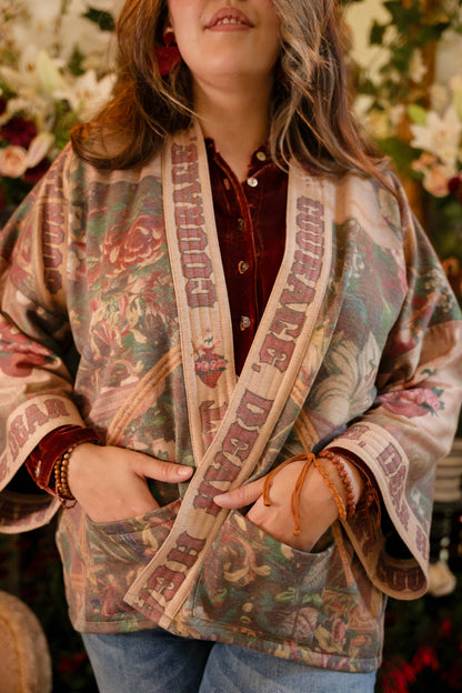 Courage, Dear Heart Fleece Kimono