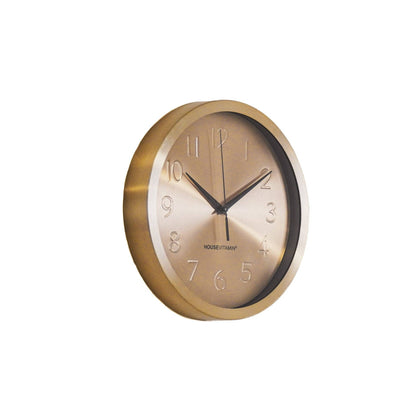 Wall clock gold - 25x4.2x25cm