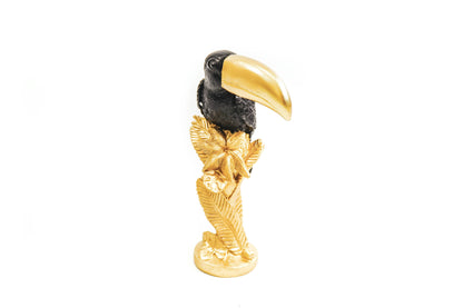 Toucan Black/Gold - 18x30x10 cm
