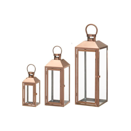 Lyhty pronssi 10,5x10x23,5 cm